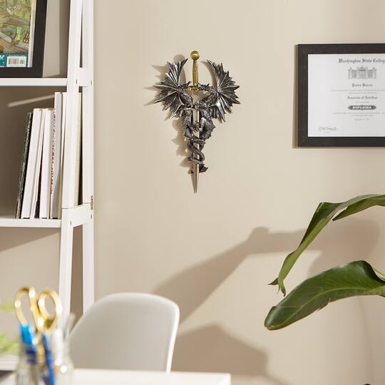 Dragon Dagger Wall Plaque